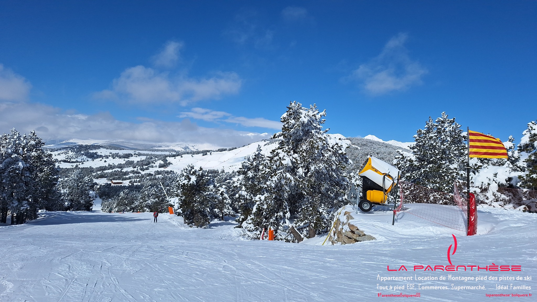 Un mois de mars sous la neige à Bolquère Pyrénées 2000 parfait pour le ski